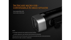 Fenix BC25R - Lanternă bicicletă - 600 Lumeni - 106 Metri Fenix BC25R - Lanternă bicicletă - 600 Lumeni - 106 Metri